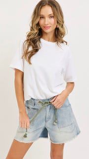 Patch Pocket Barrel Shorts