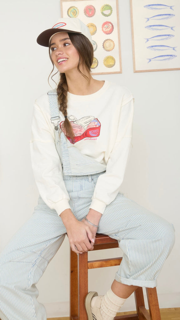 Sardines French Terry Sweatshirt