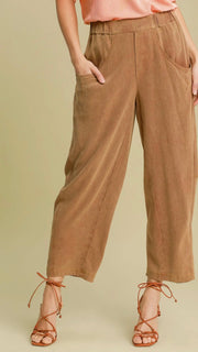 Mineral Linen Blend Relaxed Fit Pants