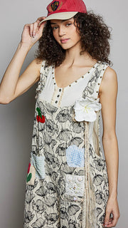 Crochet Flexible Flower Belt/Necklace/Bag Tie