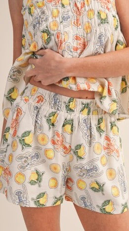 Summer Lobsters + Lemons Shorts