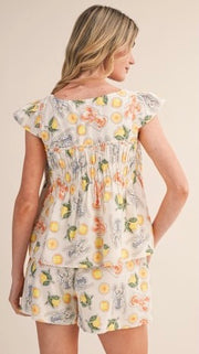 Summer Lobsters + Lemons Top