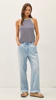 Pull On Wide Leg Jean