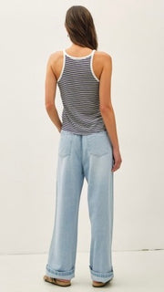 Pull On Wide Leg Jean