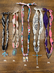 Handmade Vintage Scarf Necklace
