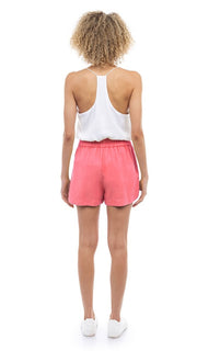 Curved Hem 100% Tencel Shorts