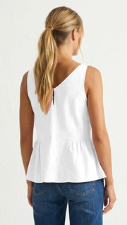 Covered Button Cami Strap Tank Top