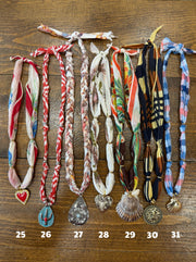 Handmade Vintage Scarf Necklace