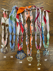 Handmade Vintage Scarf Necklace