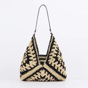 Two-Tone Crochet Boho Bag