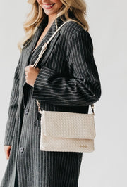 Wrenlee Woven Crossbody/Clutch Bag