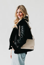 Wrenlee Woven Crossbody/Clutch Bag
