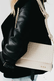 Wrenlee Woven Crossbody/Clutch Bag