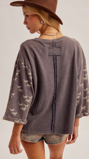 Wild Horses Slouch Sweatshirt