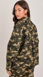 Camo Cargo Pocket Jacket