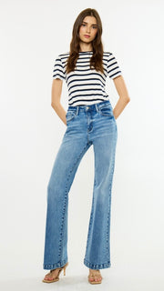 High Rise Stretch Boot Cut Jean