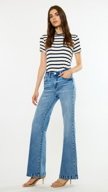 High Rise Stretch Boot Cut Jean