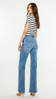 High Rise Stretch Boot Cut Jean