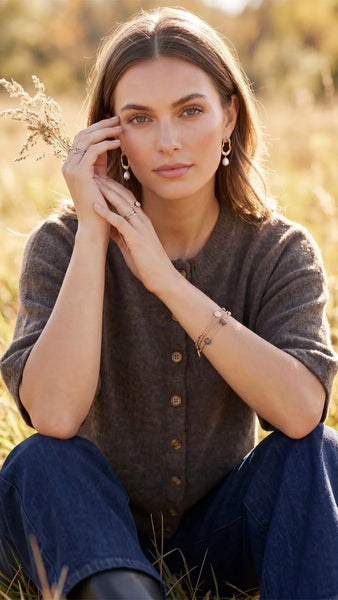 Button Front Half Sleeve Sweater