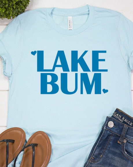 Lake Bum Heart Graphic Tee