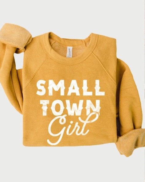 Small Town Girl Raglan Sweatshirt