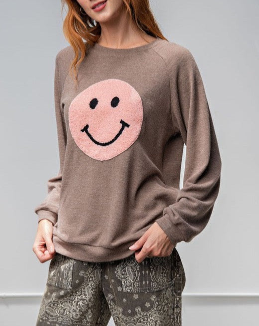 Hooked Happy Face Top