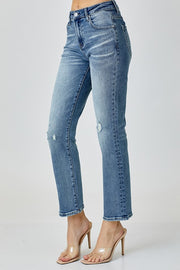 Mid Rise Slim St Leg Stretch Jeans