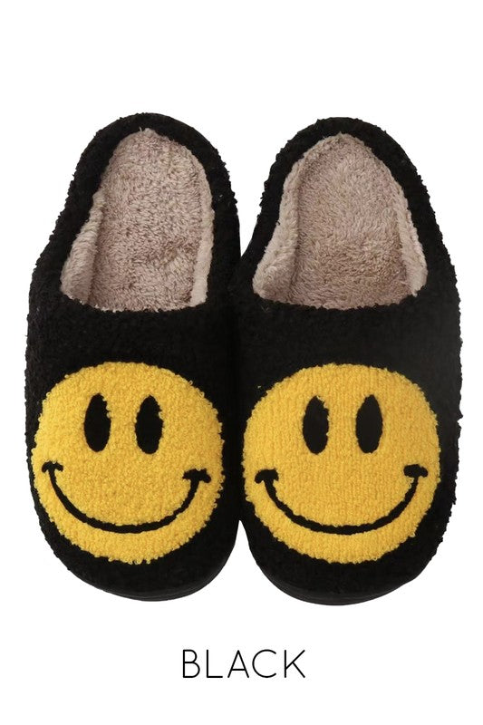Smiley Slippers - Black+Yellow 1/23