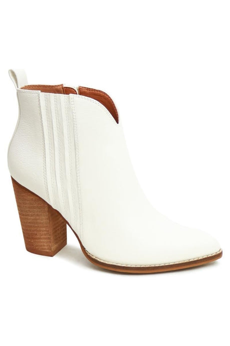 Pointed Toe Side Stretch Bootie 2