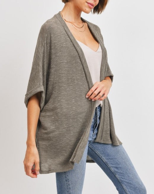 Kimono | Boutique Cardigan Slub Catfish Sweater & Knit Tater